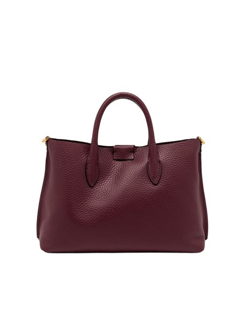 Borsa da donna in pelle martellata a spalla/tracolla con tracolla removibile, colore wine berry/t.moro GIANNI CHIARINI | 11832RNGDBL14209